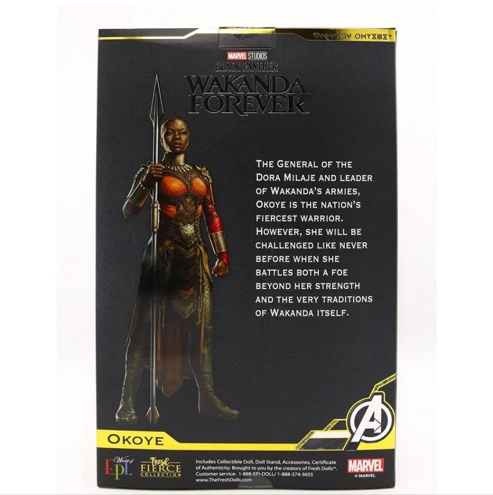 Marvel Black Panther Wakanda Forever Doll NIB
